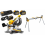 DHS780T2A DeWALT FLEXVOLT 54V XPS skersinio pjovimo staklės (305 mm) + DE7023 stalas (2x6.0 Ah)