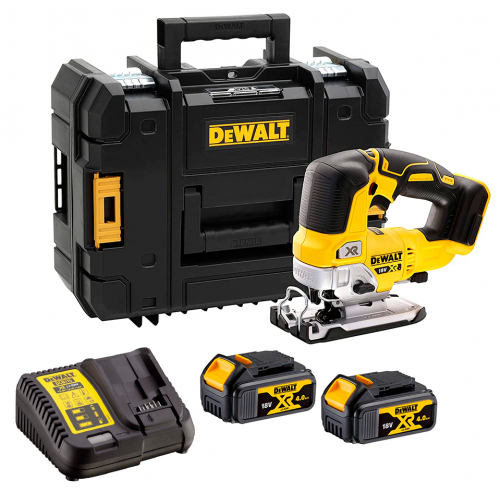 DCS334M2 DeWALT 18V siaurapjūklis (2x4.0 Ah)