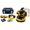 DCD796P2 DeWALT 18V suktuvas – smūginis gręžtuvas + DCW210N 18V 125 mm ekscentrinis šlifuoklis