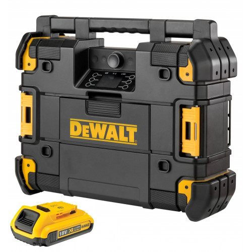 DWST1-81078 DeWALT TSTAK radijo imtuvas + DCB183 2.0 Ah baterija