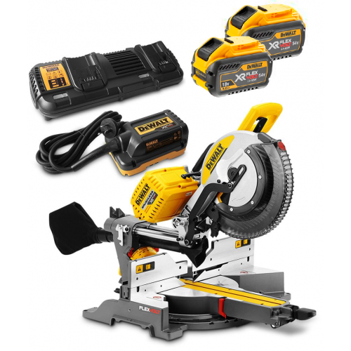 DeWALT DHS780Y2 FLEXVOLT 54V akumuliatorinės skersinio pjovimo staklės