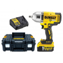 DCF899P1 DeWALT 18V smūginis veržliasukis (1x5.0 Ah)