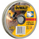 DT42340TZ DeWALT pjovimo diskai 125x1.2mm (10 vnt.)