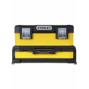 1-95-829 Stanley 20'' geltono metalo plastikinė įrankių dėžė su stalčiumi