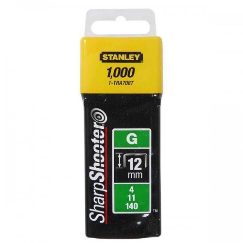 1-TRA708T Stanley kabės 1000 vnt. 12 mm