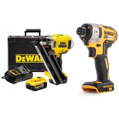 DCN692N DeWALT 2 greičių 18V viniakalė + DCF887P2 18V smūginis suktuvas