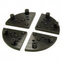 DP95PS Holzmann faceplate 125 with 16 clamps