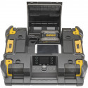 DWST83281-1 DeWALT TSTAK šaltdežė + DWST1-81078 TSTAK radijo grotuvas + DCC018NT 18V oro kompresorius - pompa