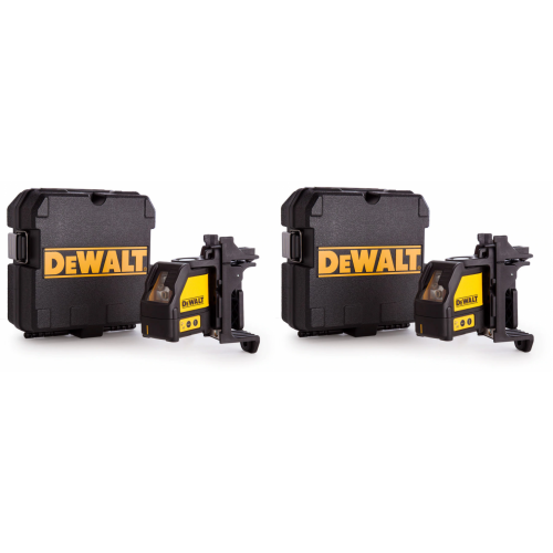 2 x DW088K DeWALT 2 krypčių savaime susireguliuojantis lazeris