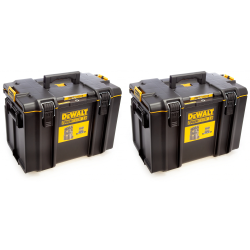 2 x DWST83342-1 DeWALT TOUGHSYSTEM 2.0 DS400 didelė dėžė