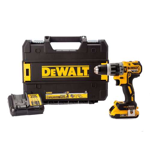 DCD796D1T DeWALT 18V suktuvas – smūginis gręžtuvas (1x2.0 Ah)