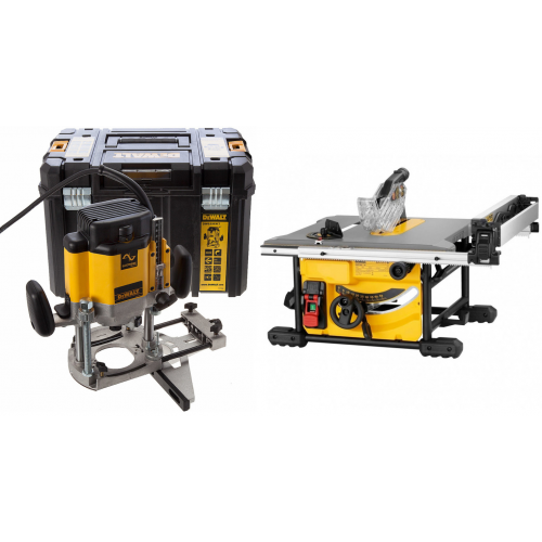 DWE315KT DeWALT daugiafunkcinis įrankis + DW625EK kintamo greičio frezuoklis 2000 W