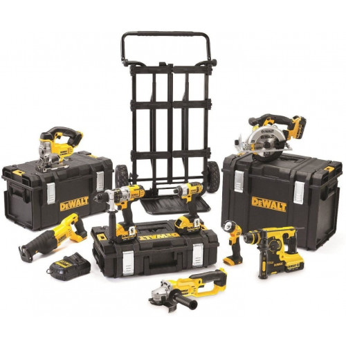 DCK892M4 DeWALT 18 V XR Li-Ion 4.0 Ah 8 įrankių rinkinys