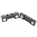 WBS100AKM Holzmann Magnetische Schraubstock-Abkantbacken