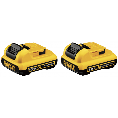 2 x DCB127 DeWALT 12V 2.0 Ah Li-ion akumuliatorius