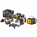 DCK422P3 DeWALT 18V combo rinkinys , 3 x 5.0 Ah lagaminas