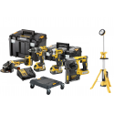 DCK422P3 DeWALT 18V combo rinkinys , 3 x 5.0 Ah lagaminas