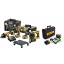 DCK422P3 DeWALT 18V combo rinkinys , 3 x 5.0 Ah lagaminas