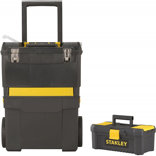 STST1-75758 Stanley mobilus darbo centras + 12,5'' įrankių dėžė