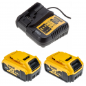 DCB112P2 DeWALT baterijų ir kroviklio rinkinys (2x5.0 Ah)