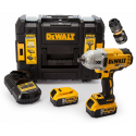 DCF899P2 DeWALT 18V smūginis veržliasukis (2x5.0 Ah) + DOVANA!