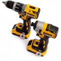 DCK266D2S DeWALT 18V smūginis suktuvas + suktuvas-gręžtuvas (2x2.0 Ah) + DOVANA!