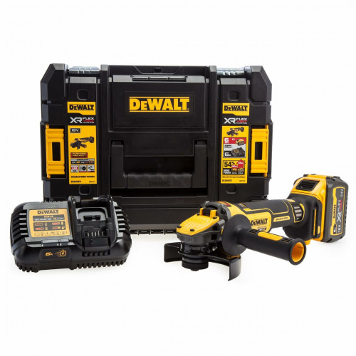 DCG409NT DeWALT 18V kampinis šlifuoklis