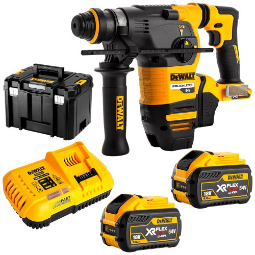 DCH333X2 DeWALT FLEXVOLT 54V SDS-Plus perforatorius 30mm (2x9.0 Ah)