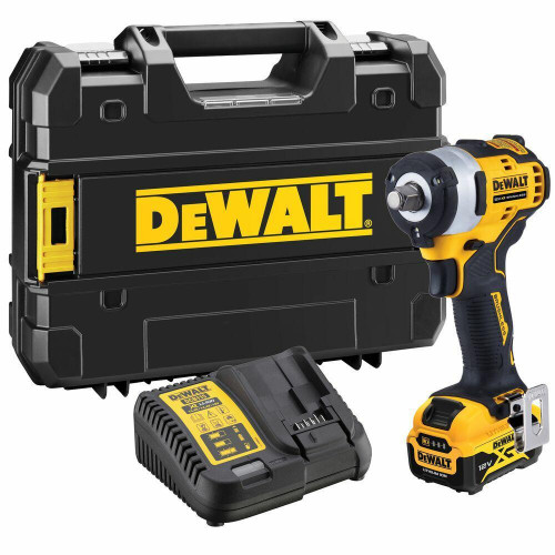 DCF901P1 DeWALT 12V kompaktiškas smūginis veržliasukis (1x5.0 Ah)