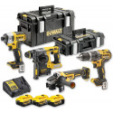 DCK422P3 DeWALT 18V combo rinkinys , 3 x 5.0 Ah lagaminas