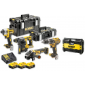 DCK422P3 DeWALT 18V combo rinkinys , 3 x 5.0 Ah lagaminas