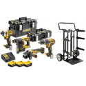 DCK422P3 DeWALT 18V combo rinkinys , 3 x 5.0 Ah lagaminas