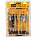 DT70750 DeWALT plokščio grąžto antgalių rinkinys medienai 8vnt.