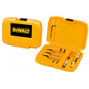 DT7612 DeWALT sukimo ir gręžimo priedų rinkinys 10vnt.