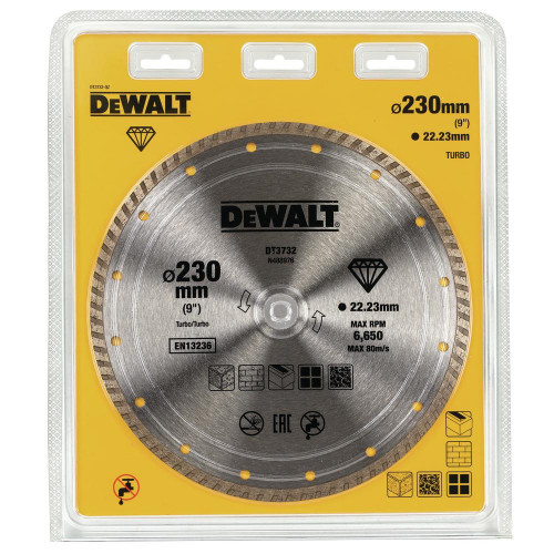 DT3732 DeWALT deimantinis pjovimo diskas 230mm x 22.2mm