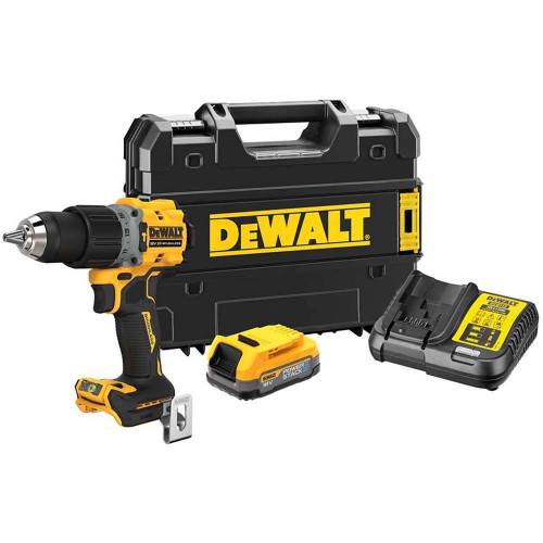 DCD805E2T DeWALT 18V suktuvas-smūginis gręžtuvas (2x1.7 Ah)