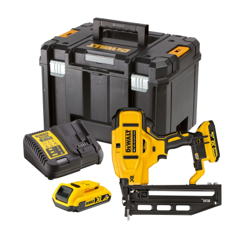 DCN662D2 DeWALT 18V 16 Ga viniakalė (2x2.0 Ah)