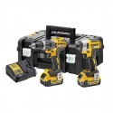 DCK266M2T DeWALT 18V smūginis suktuvas + suktuvas-gręžtuvas (2x4.0 Ah)