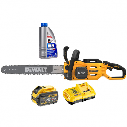 DCMCS575X1 DeWALT FLEXVOLT 54V grandininis pjūklas 50 cm (1x9.0 Ah) + DOVANA!