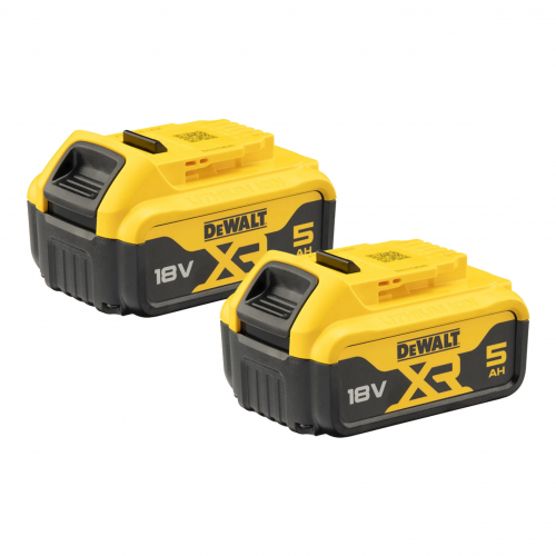 DCB184P2 DeWALT 18V XR Li-Ion baterijos (2x5.0 Ah)