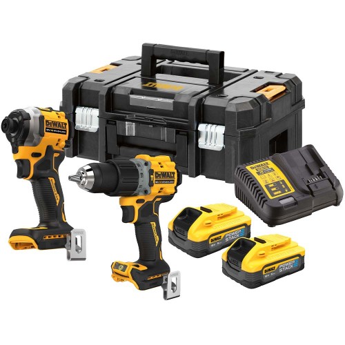 DCK2050H2T DeWALT 18V kompaktiškas smūginis suktuvas + suktuvas-gręžtuvas (2x5.0 Ah)