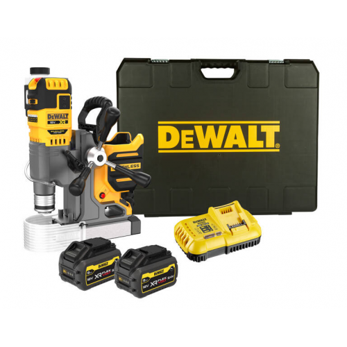 DCD1623X2G DeWALT 18V magnetinės gręžimo staklės (2x9.0 Ah)