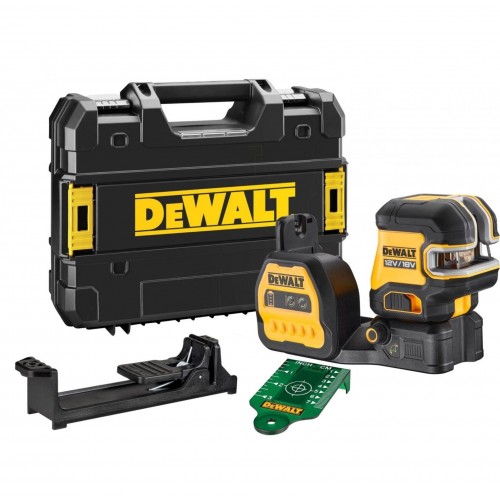 DCE825NG18 DeWALT 12/18V 5 taškų kryžminis žaliųjų spindulių lazeris