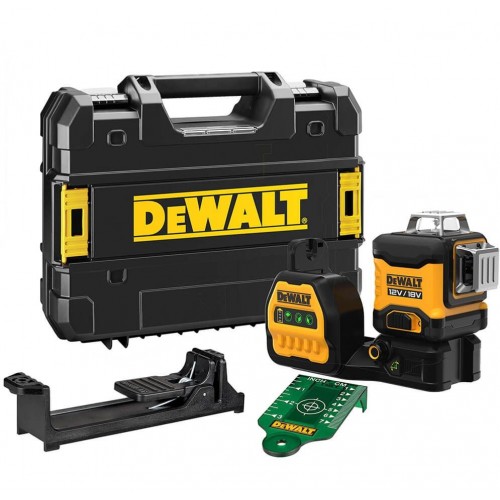 DCE089NG18 DeWALT 12/18V XR 3 x 360° lazerinis nivelyras