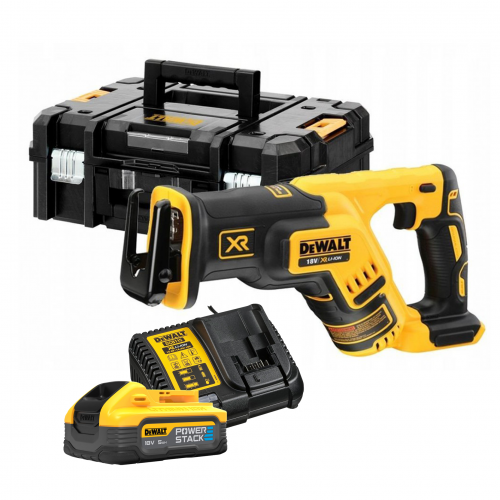 DCS367H1T DeWALT 18V tiesinis pjūklas (1x5.0 Ah)