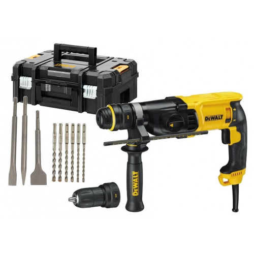 D25144KP DeWALT 28mm SDS-PLUS perforatorius su priedais