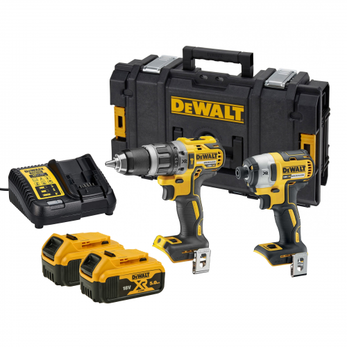 DCK268P2T DeWALT 18V suktuvų rinkinys (2 x 5.0 Ah)