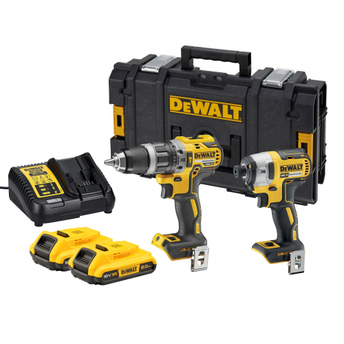 DCK268P2T DeWALT 18V suktuvų rinkinys (2 x 5.0 Ah)