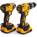 DCK266D2 DeWALT 18V smūginis suktuvas + suktuvas-gręžtuvas (2x2.0 Ah) + DOVANA!