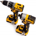 DCK266D2 DeWALT 18V smūginis suktuvas + suktuvas-gręžtuvas (2x2.0 Ah) + DOVANA!